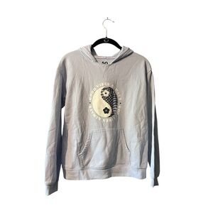 Girls Plus Size SO Light Blue Graphic Hoodie